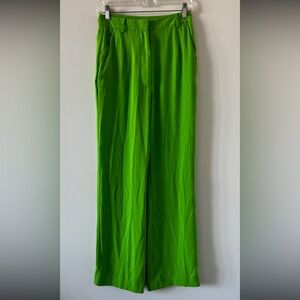 Mason Margiela Green Straight Leg Pants in 38R